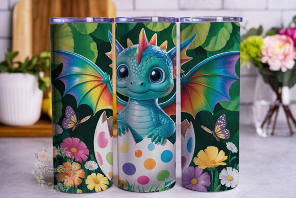 Baby Dragon in Egg Floral: A Designer's Review