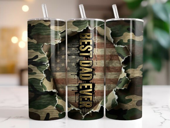 Camo Best Dad Ever: A Designer's Review for Embroidery