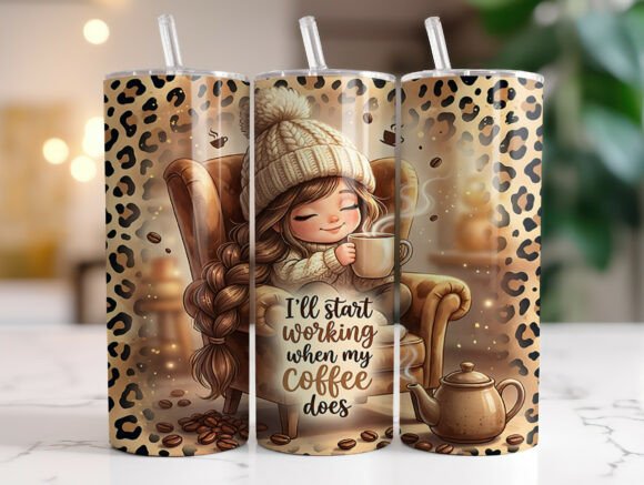 Coffee Lover Leopard Print Tumbler Wrap Review