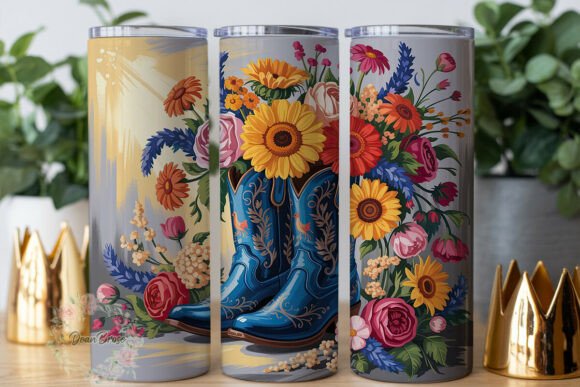 Country Boots Floral 20oz Tumbler Wrap Review