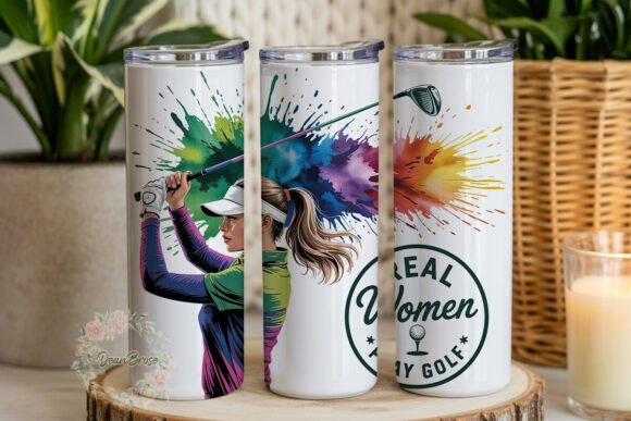 Dynamic Golf Woman Watercolor Tumbler Review