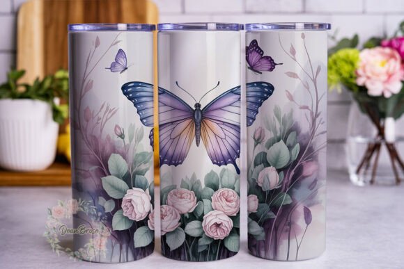 Ethereal Lavender Butterfly 20oz Tumbler Design Review