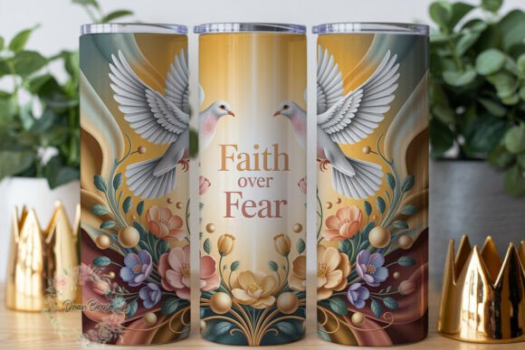 Faith over Fear Doves Tumbler Wrap: A Designer's Review