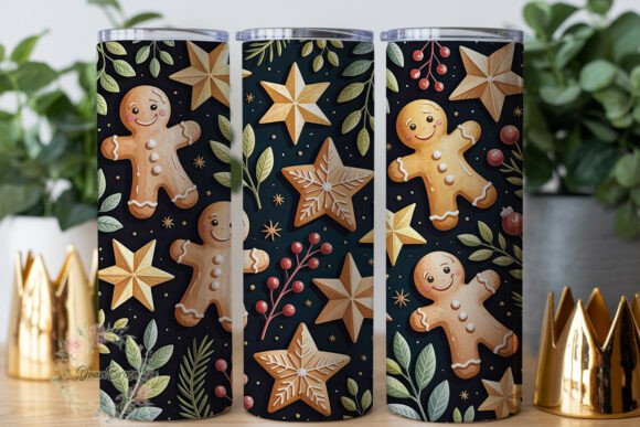 Gingerbread Stars Foliage 20oz Tumbler Review