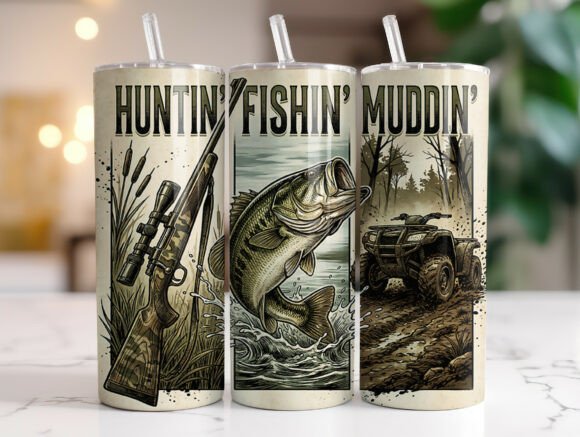 Hunting Fishing Mudding Tumbler Wrap: A Designer's Review