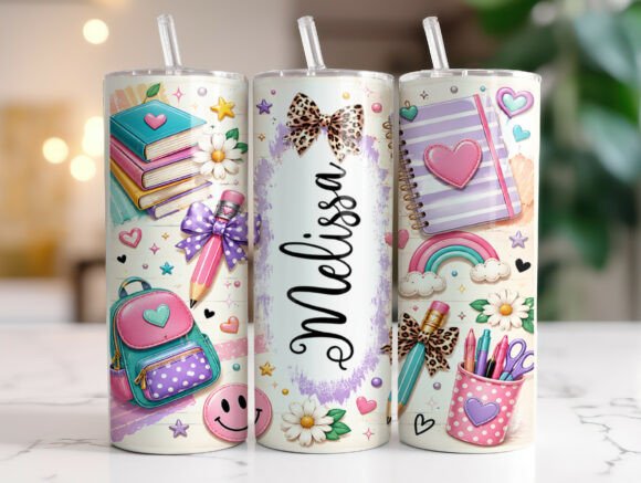 Pastel Teacher 20 Oz Tumbler Wrap PNG: A Designer's Review