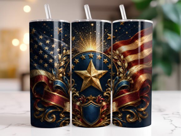 Patriotic American Flag Tumbler Wrap: A Designer's Review