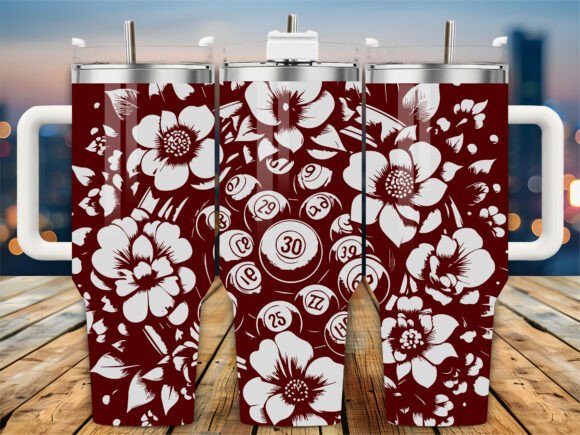 Retro Bingo Flower 40oz Tumbler: A Designer's Review