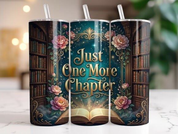 Review: Just One More Chapter 20oz Tumbler Wrap