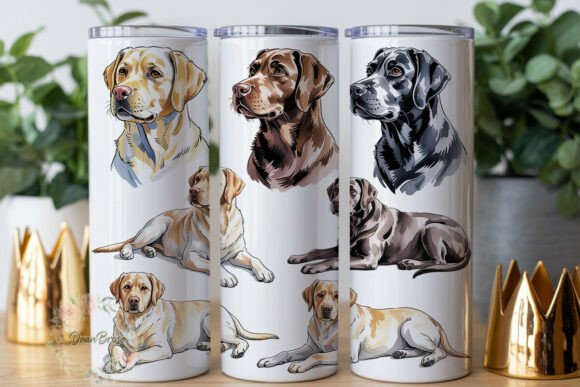 Watercolor Labradors Dog 20oz Tumbler Review